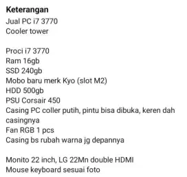 pc i7 3770 cooler tower