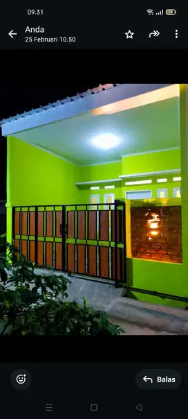 Rumah baru dibangun harga murah dalam kavling. Bekasi Utara
