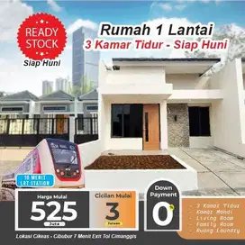 Cluster mewah siap huni, KPR tanpa dp , dekat toll dan lrt