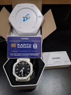 Jam tangan Baby-G white original complite