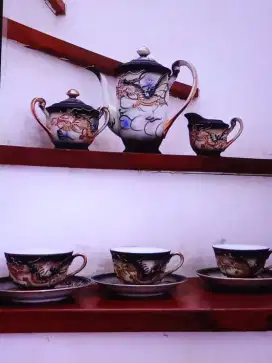 Tea Set Jepang Moriage Dragonware