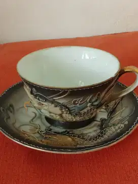 Tea Set Jepang Moriage Dragonware