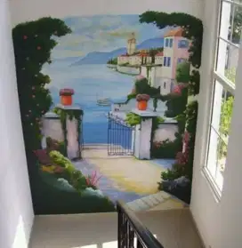 Lukis dinding /mural
