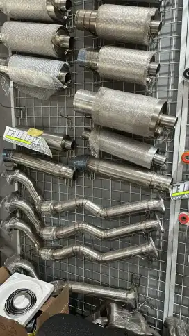 Knalpot alpino all variant, downpipe resonator ready