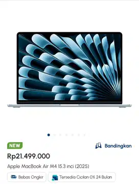 Apple MacBook Air M4 15.3 inci (2025)