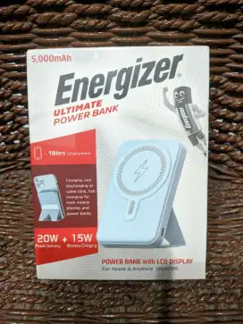 Powerbank Wireless Energizer 5000mah