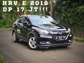 DP only 17jt | Honda HRV E AT 2016 Hitam