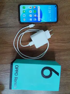 Oppo Reno 6 Mulus Fullset 8/128 Gb
