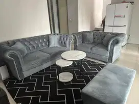 Sofa mewah (3+2+1+meja)