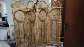 Sketsel Penyekat Ruang Ruangan Kayu Rotan