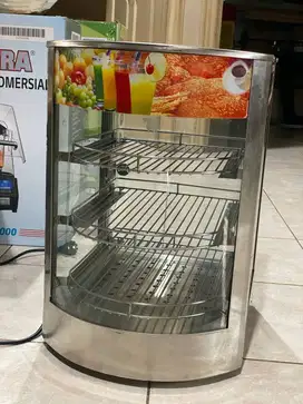 JUAL SHOWCASE WARMER PENGHANGAT MAKANAN SECOND BEKAS PAKAI