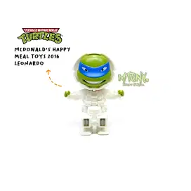 Mainan McDonalds Happy Meal Toys Kura Kura Ninja Leonardo Astronot