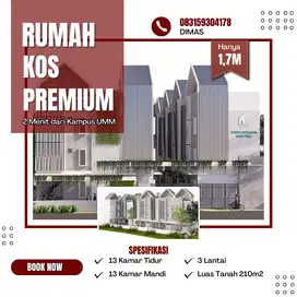 Kos mepet kampus, 3 lantai lokasi strategis