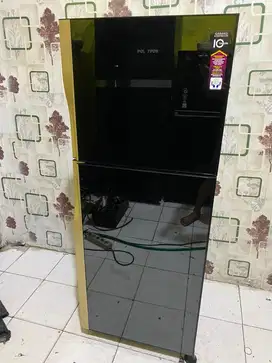 KULKAS 2 PINTU POLYTRON BELLEZA HITAM SECOND
