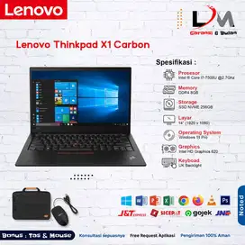 Lenovo Thinkpad X1 Carbon i7 Gen 7 Ram 8GB SSD 256GB 14 FHD Win 11