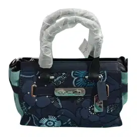 Tas Coach Swagger 27 With Patchwork Tea Rose and Snakeskin Detail