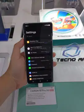 Tecno Camon 40 Pro 5G Garansi Resmi 8/256 Bisa Cicilan 0% Tanpa Dp