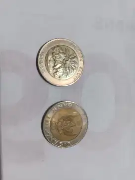 Uang coin pecahan 1000 thn 2000