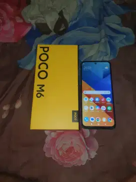 Xiomi POCO M6 RAM 8/256 KOMPLIT &MASIH GRESS