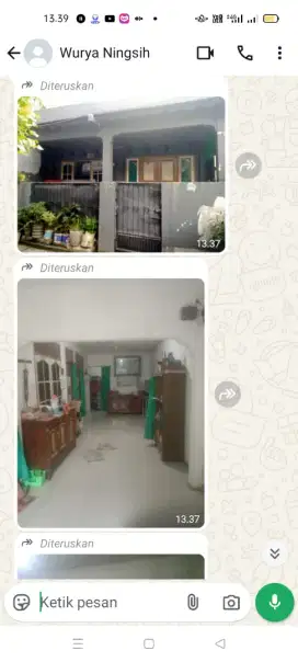 Di jual rumah daerah prumnas Klender Jakarta Timur