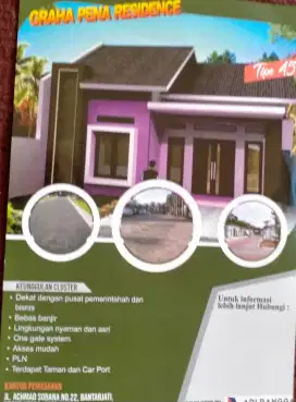 Dicicil Tampa Bunga Rumah Cluster