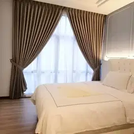 Penyedia Gorden Blackout Pasang Skat Klinik Hordeng Gordyn Vitrase