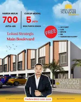 Ruko 2 Lantai Tanpa DP . Booking 5 JT All in