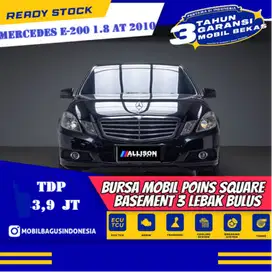 [Dp Minim] Mercy E200 1.8 CGI Sedan CKD AT 2010 Hitam