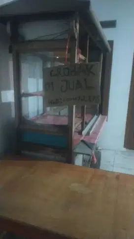 Gerobak kayu jati