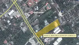 Tanah Luas ± 4.421 m2 di KM 8 Kota Bengkulu