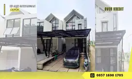 Rumah Kp Jati Sawangan 2 Lantai Over Kredit dkt Stasiun KRL Depok Baru