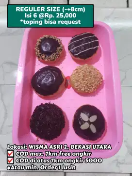 Donat varian toping