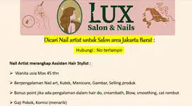 Dicari Nail Artist, Hair Stylist, Kapster untuk Salon/Barbershop JKT