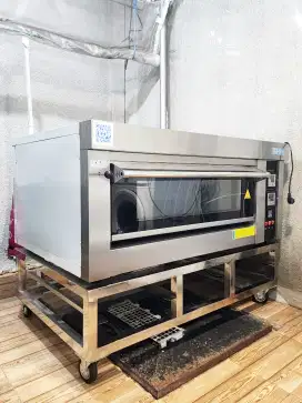 Oven Deck Gas SHM 20A + Stand Kaki Stainless