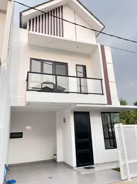 DIJUAL RUMAH JATIASIH 2 LANTAI TURUN HARGA KE 700 JUTA SHM BEBAS BANJI