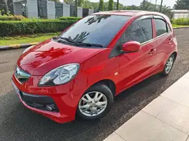 Pajak Panjang -  Honda Brio Satya 1.2 E Bensin MT 2015 Merah
