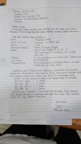 Cari loker driver modal SIM B1 pengalaman 7 tahun