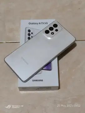 Samsung A73 5G 8/256 lengkap Mulus