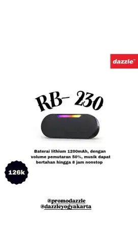 SPEAKER ROBOT RB230