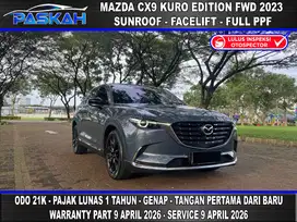 Odo=21k Bunga=4.5% PAJAK=1Tahun Genap Warranty ON Mazda CX9 Kuro 2023