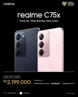 REALME C75X DAN REALME C75 BATERAI JUMBO RAM.