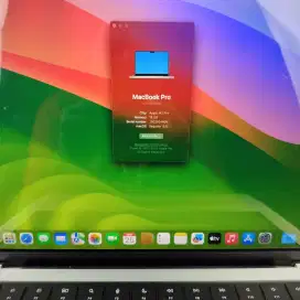 Macbook M2 pro 14 inch Ram 16 Ssd 512 Ful set buat desain editing ibox