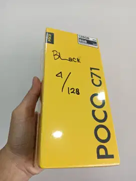 NEW POCO C71 4+4/128 GARANSI RESMI SEGEL