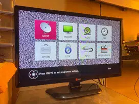 LED TV monitor komputer LG 22 inc HDMI Vga Televisi USB