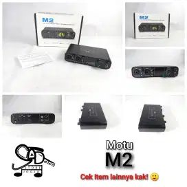 MOTU M2 SOUNDCARD M 2 SOUND CARD 2 CHANNEL TRACK LOOPBACK RECORDING