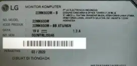 Monitor 1080p LG 22MK600M-B