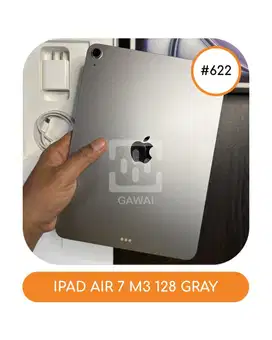 #622 Ipad Air 7 M3 Gray 128 WIFI Garansi 03 May 2026