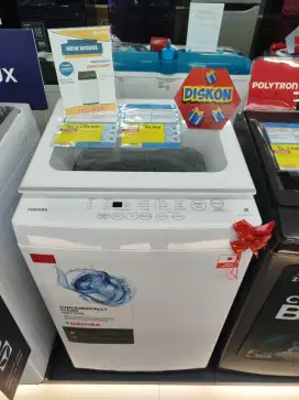 Mesin cuci 1 Tabung Toshiba 7 KG Bisa Dicicil Tanpa DP Bunga 0%