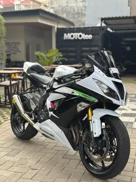 ZX636 Putih 2013 Kondisi GRESS