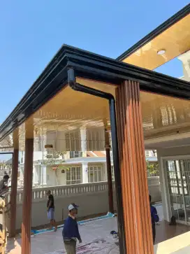 Kanopi atap. Solarplat